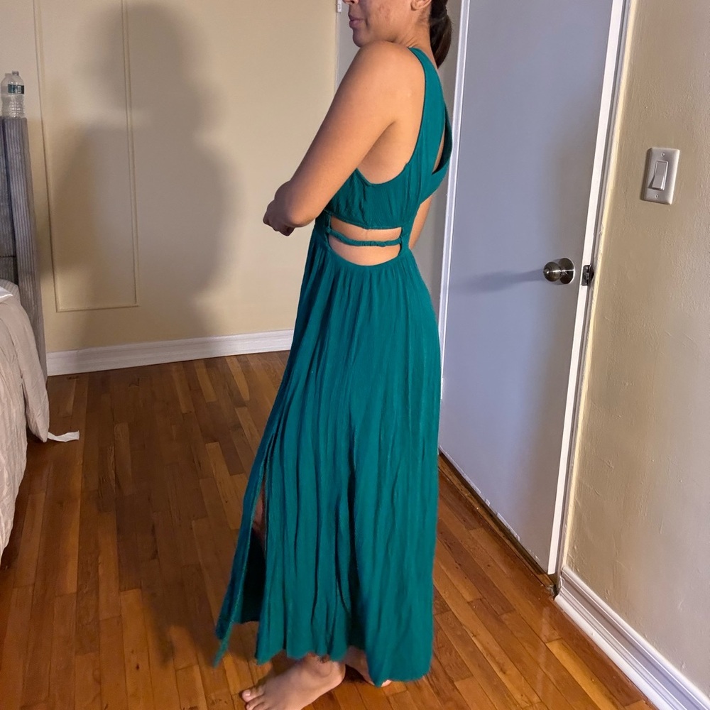 Turquoise dress